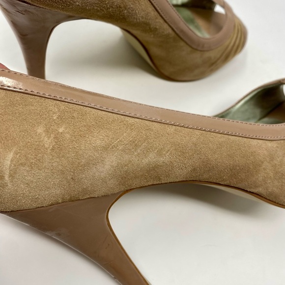 Women’s Elegant Peep-Toe Heels Size 9 - Picture 9 of 11